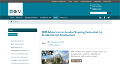 Desktop Screenshot of blog.brmlaw.co.uk