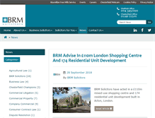Tablet Screenshot of blog.brmlaw.co.uk